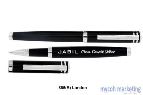 London - Pull Action Roller Metal Pen