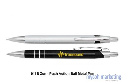 Zen - Push Action Ball Metal Pen